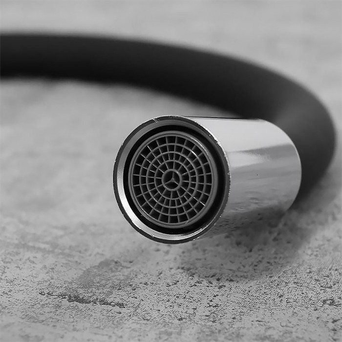 Ρουξούνι Εύκαμπτο Σιλικόνης Μαυρο 1/2 Universal