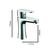 Μπαταρία μπάνιου νιπτήρα Interflex Χρώμιο 080600 Elegant