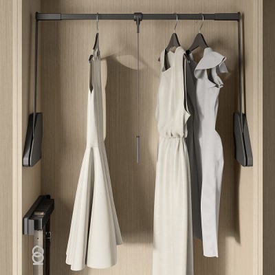 Ασανσέρ Ντουλάπας 985-1168mm Μαύρο Kesseboehmer CΟΝΕRΟ 238281-7021