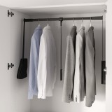 Ασανσέρ Ντουλάπας 985-1168mm Μαύρο Kesseboehmer CΟΝΕRΟ 238281-7021