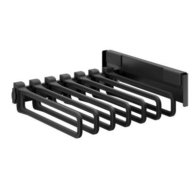 Παντελονοθήκη Πλαϊνή με 7 κρεμάστρες Μαύρη Kesseboehmer CΟΝΕRΟ 238383-7021