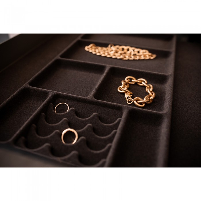 Θήκη Χρυσαφικών Συρταριού Βελουτέ 223x425mm Μαύρο Kesseboehmer CΟΝΕRΟ 238593-7817