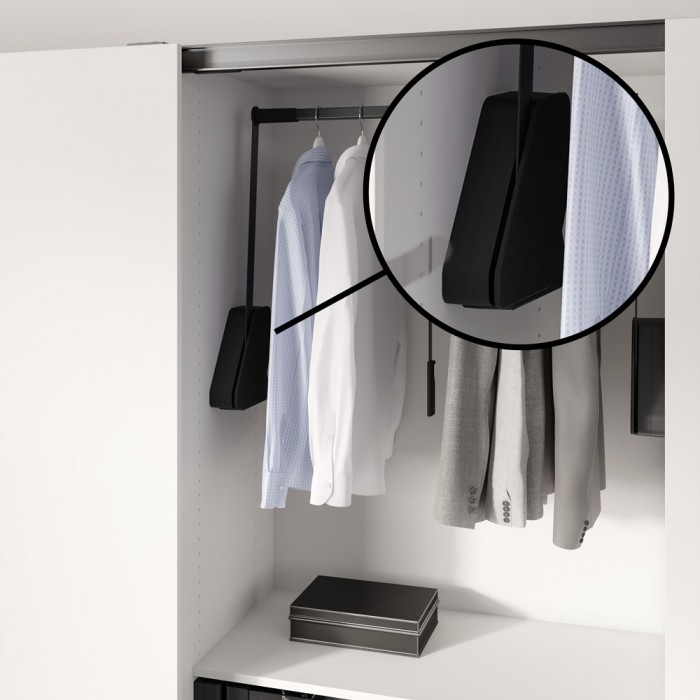 Αποστάτης Ασανσέρ Ντουλάπας Kesseboehmer CΟΝΕRΟ 238722-7818 Μαύρο