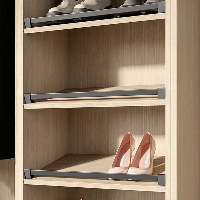 Φράχτης Παπουτσιών Ντουλάπας 582 x 24 x 38 mm Μαύρο Kesseboehmer CΟΝΕRΟ 238723-7021