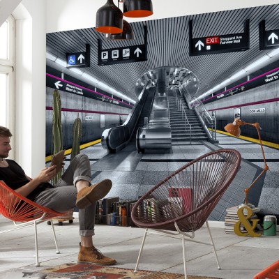 Φωτοταπετσαρία τοίχου Komar 8-996 Subway 3.68 cm x  2.54 cm