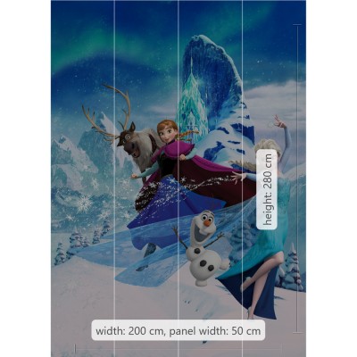 Φωτοταπετσαρία Τοίχου KOMAR "Frozen Elsas Magic" σειρά "DISNEY MARVEL" 200x280cm DX4-014
