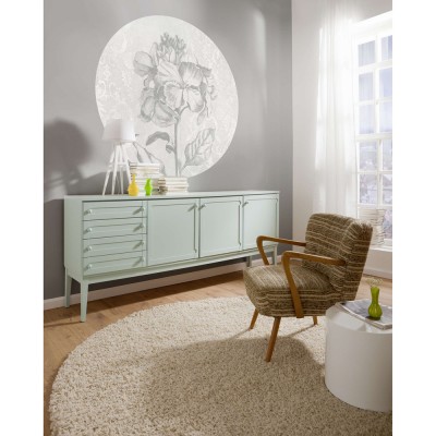 Αυτοκόλλητη Φωτοταπετσαρία Τοίχου KOMAR "Barock Beauty" σειρά "DOTS" Ø125cm D1-031