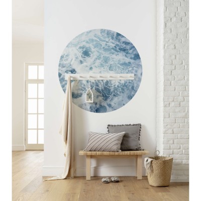 Αυτοκόλλητη Φωτοταπετσαρία Τοίχου KOMAR "Ocean Twist" σειρά "DOTS" Ø125cm D1-040