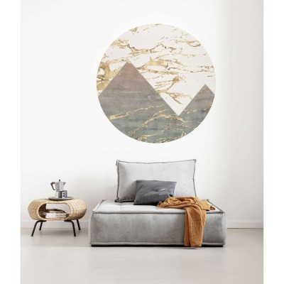 Αυτοκόλλητη Φωτοταπετσαρία Τοίχου KOMAR "Precious Peaks" σειρά "DOTS" Ø125cm D1-054