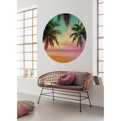 Αυτοκόλλητη Φωτοταπετσαρία Τοίχου KOMAR "Getaway" σειρά "DOTS" Ø125cm D1-076