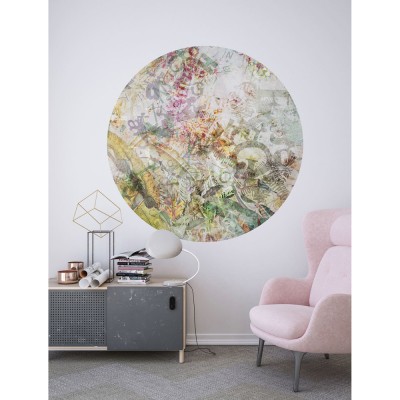 Αυτοκόλλητη Φωτοταπετσαρία Τοίχου KOMAR "Round Stories" σειρά "DOTS" Ø125cm D1-080