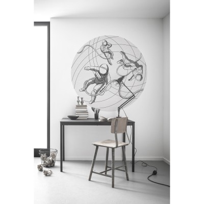 Αυτοκόλλητη Φωτοταπετσαρία Τοίχου KOMAR "Weltraum" σειρά "DOTS" Ø125cm D1-088