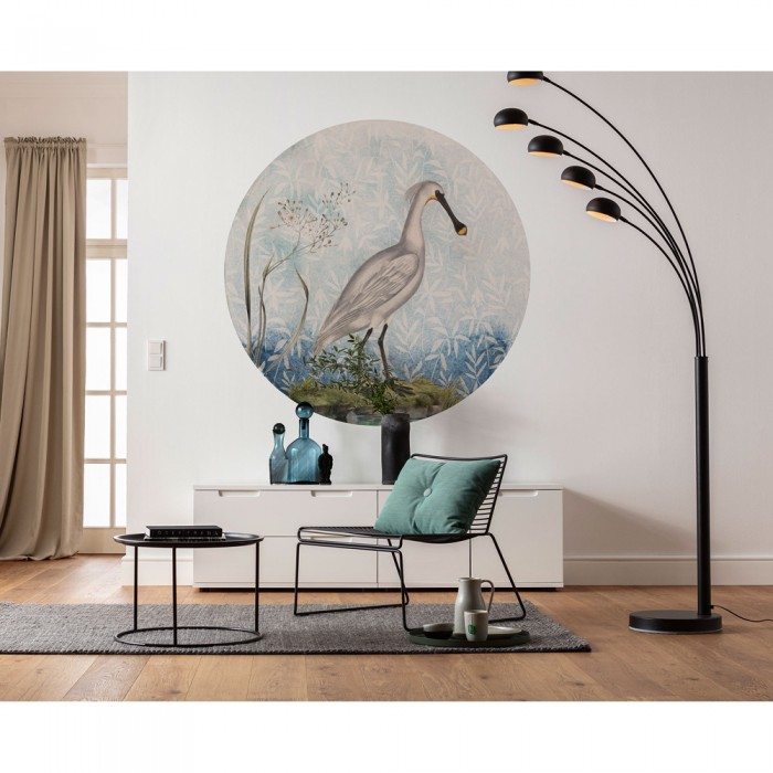 Αυτοκόλλητη Φωτοταπετσαρία Τοίχου KOMAR "Spoonbill" σειρά "DOTS" Ø125cm D1-097