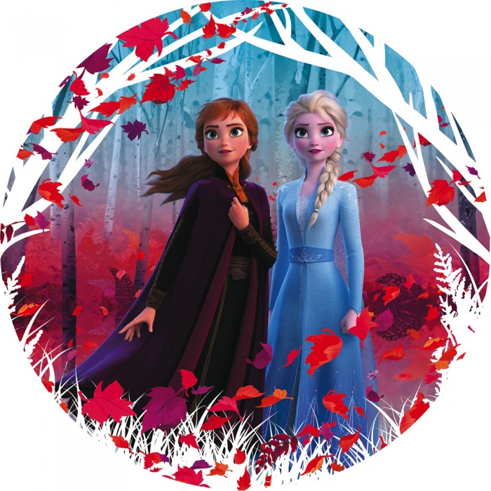 Αυτοκόλλητη Φωτοταπετσαρία Τοίχου KOMAR "Frozen 2 Winter is Coming" σειρά "DOTS" Ø125cm DD1-006