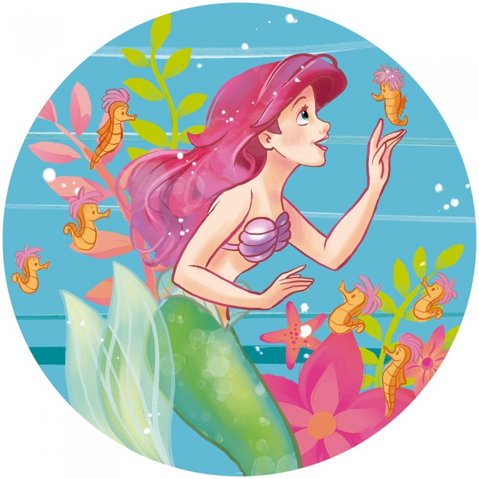 Αυτοκόλλητη Φωτοταπετσαρία Τοίχου KOMAR "Ariel Seahorses" σειρά "DOTS" Ø125cm DD1-016