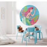 Αυτοκόλλητη Φωτοταπετσαρία Τοίχου KOMAR "Ariel Seahorses" σειρά "DOTS" Ø125cm DD1-016