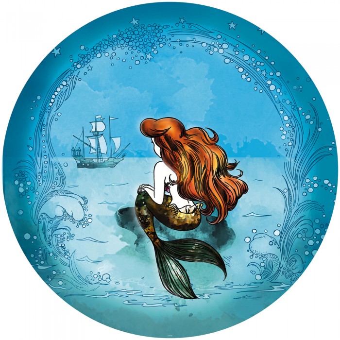 Αυτοκόλλητη Φωτοταπετσαρία Τοίχου KOMAR "Ariel Dreaming" σειρά "DOTS" Ø125cm DD1-020