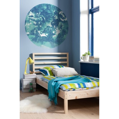 Αυτοκόλλητη Φωτοταπετσαρία Τοίχου KOMAR "Avengers Blue Power" σειρά "DOTS" Ø125cm DD1-031