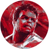 Αυτοκόλλητη Φωτοταπετσαρία Τοίχου KOMAR "Avengers Painting Hulk" σειρά "DOTS" Ø125cm DD1-047
