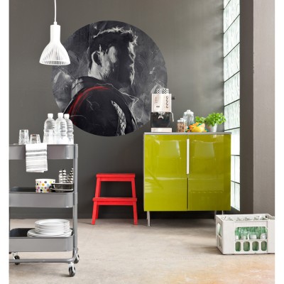 Αυτοκόλλητη Φωτοταπετσαρία Τοίχου KOMAR "Avengers Painting Thor" σειρά "DOTS" Ø125cm DD1-048