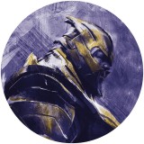 Αυτοκόλλητη Φωτοταπετσαρία Τοίχου KOMAR "Avengers Painting Thanos" σειρά "DOTS" Ø125cm DD1-051