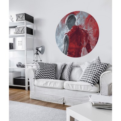 Αυτοκόλλητη Φωτοταπετσαρία Τοίχου KOMAR "Avengers Painting Nebula" σειρά "DOTS" Ø125cm DD1-053