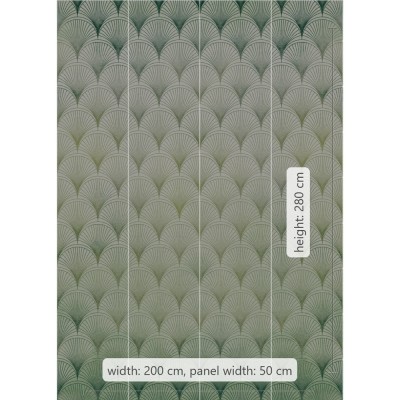 Φωτοταπετσαρία Τοίχου KOMAR "Écailles" σειρά "HERITAGE" 200x280cm HX4-020