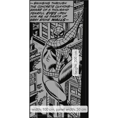 Φωτοταπετσαρία Τοίχου KOMAR "Spider-Man Classic Climb" σειρά "INTO ADVENTURE" 100x200cm IADX2-085