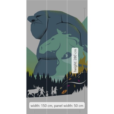 Φωτοταπετσαρία Τοίχου KOMAR "Frozen Adventure" σειρά "INTO ADVENTURE" 150x280cm IADX3-033