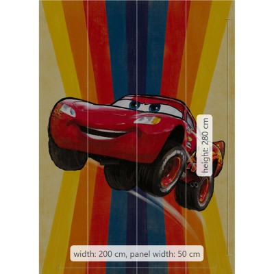 Φωτοταπετσαρία Τοίχου KOMAR "Cars Jump" σειρά "INTO ADVENTURE" 200x280cm IADX4-055