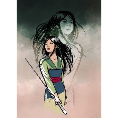 Φωτοταπετσαρία Τοίχου KOMAR "Brave Mulan" σειρά "INTO ADVENTURE" 200x280cm IADX4-083