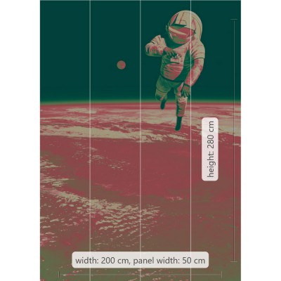 Φωτοταπετσαρία Τοίχου KOMAR "Spacewalk" σειρά "INTO ADVENTURE" 200x280cm IAX4-0019