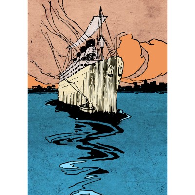 Φωτοταπετσαρία Τοίχου KOMAR "La Nave" σειρά "INTO ADVENTURE" 200x280cm IAX4-0023
