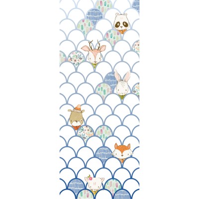 Φωτοταπετσαρία Τοίχου KOMAR "Shelly White" σειρά "PURE BOUTIQUE" 100x250cm P037A-VD1