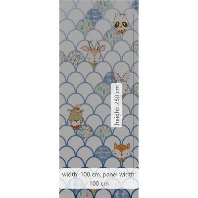 Φωτοταπετσαρία Τοίχου KOMAR "Shelly White" σειρά "PURE BOUTIQUE" 100x250cm P037A-VD1