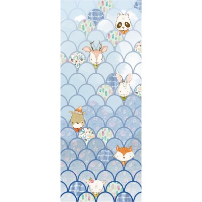 Φωτοταπετσαρία Τοίχου KOMAR "Shelly Bluewave" σειρά "PURE BOUTIQUE" 100x250cm P037B-VD1