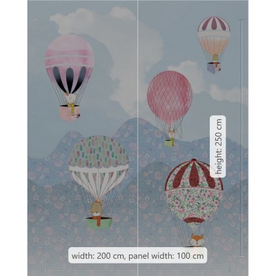 Φωτοταπετσαρία Τοίχου KOMAR "Happy Balloon" σειρά "PURE BOUTIQUE" 200x250cm P038-VD2