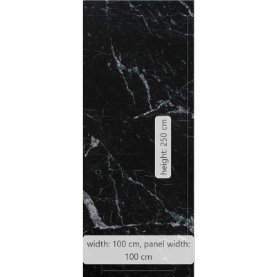 Φωτοταπετσαρία Τοίχου KOMAR "Marble Nero" σειρά "PURE BOUTIQUE" 100x250cm P041-VD1