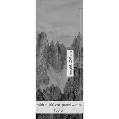 Φωτοταπετσαρία Τοίχου KOMAR "Peaks" σειρά "PURE BOUTIQUE" 100x250cm P6008A-VD1