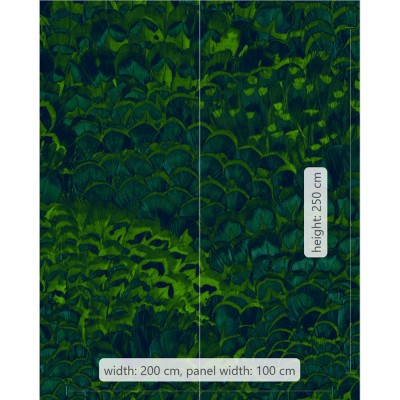 Φωτοταπετσαρία Τοίχου KOMAR  "Feathers" σειρά "PURE" 200x250cm P019-VD2