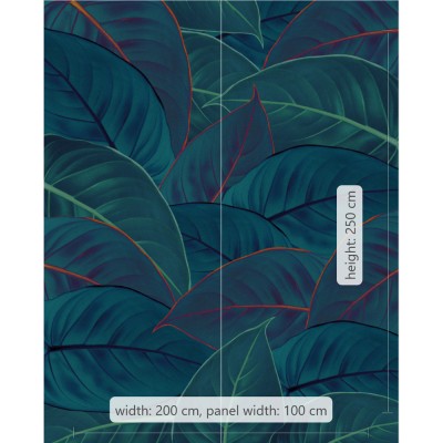 Φωτοταπετσαρία Τοίχου KOMAR  "Foliage" σειρά "PURE" 200x250cm P026-VD2