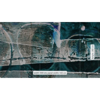 Φωτοταπετσαρία Τοίχου KOMAR  "Tracks Imbricating" σειρά "PURE" 500x280cm PRH-0318