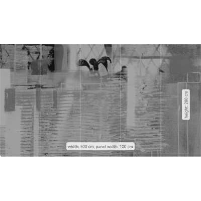 Φωτοταπετσαρία Τοίχου KOMAR  "Rhombus Hiding" σειρά "PURE" 500x280cm PRH-0800