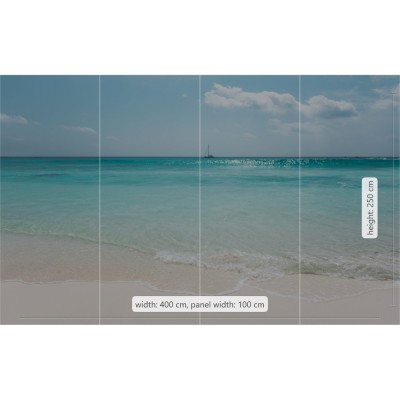 Φωτοταπετσαρία Τοίχου KOMAR  "Azur Ocean" σειρά "PURE" 400x250cm PSH097-VD4
