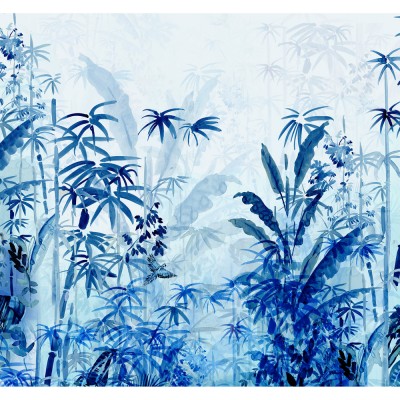 Φωτοταπετσαρία Τοίχου KOMAR "Blue Jungle" σειρά "RAW" 300x280cm R3-035