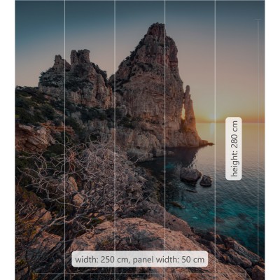 Φωτοταπετσαρία Τοίχου KOMAR "Colors of Sardegna" σειρά "STEFAN HEFELE Ed. 2" 250x280cm SHX5-016