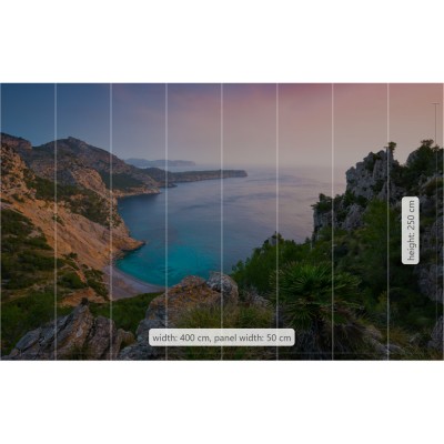 Φωτοταπετσαρία Τοίχου KOMAR "Emerald Cove" σειρά "STEFAN HEFELE Ed. 2" 400x250cm SHX8-029