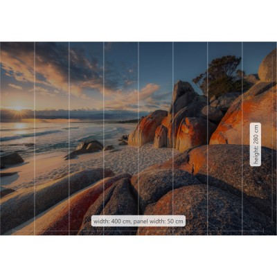 Φωτοταπετσαρία Τοίχου KOMAR "Bay of Fires" σειρά "STEFAN HEFELE Ed. 2" 400x280cm SHX8-132