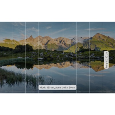 Φωτοταπετσαρία Τοίχου KOMAR "Allgäu Spiegel" σειρά "STEFAN HEFELE Ed. 2" 450x280cm SHX9-002