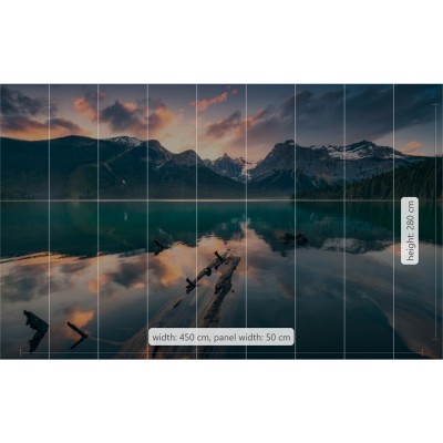 Φωτοταπετσαρία Τοίχου KOMAR "Burning Emerald" σειρά "STEFAN HEFELE Ed. 2" 450x280cm SHX9-012